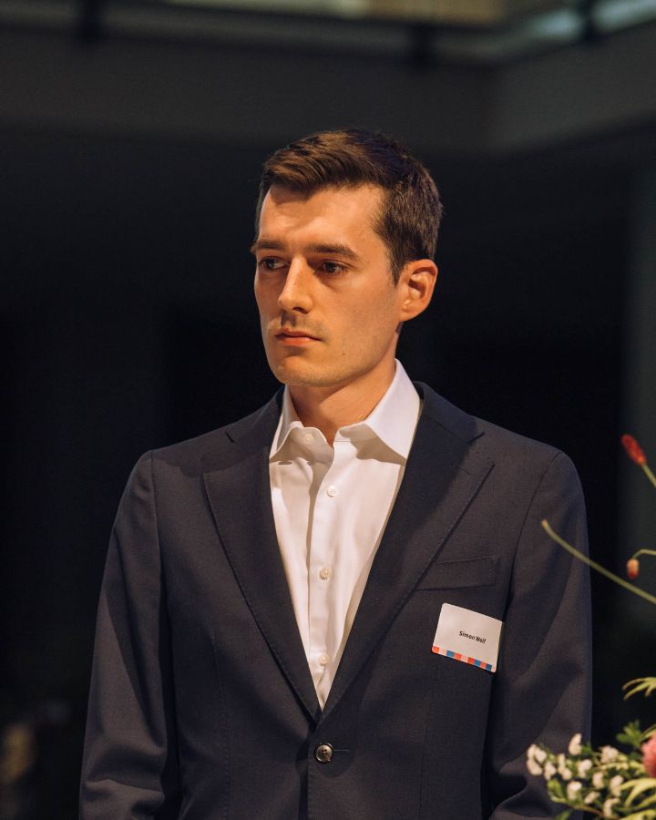 Erhält den Jahrespreis der Medizinischen Fakultät: Dr. med. Simon Wolf.